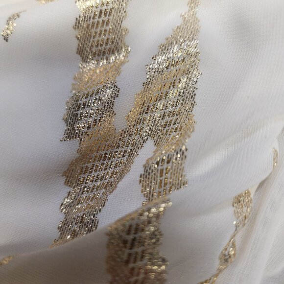 Emerald Sundae Asymmetrical Bodycon Dress With Gold Sequin Pattern - Picture 12 of 15